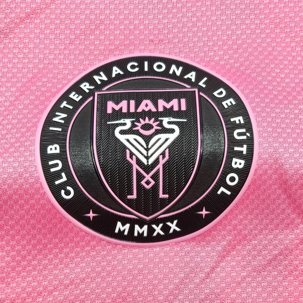 ​Adidas Inter Miami CF Messi Authentic Home Jersey 24/25 Pink 2XL - New $130 - Picture 5 of 7